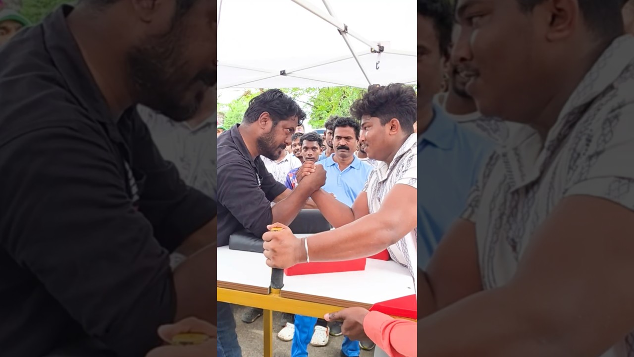 I Took Part in Arm Wrestling at Wandoor Beach Sports Festival by IP&T