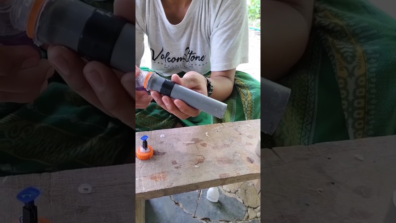 cara membuat meriam spirtus mini #fypシ #mainanjamandulu #mainananak