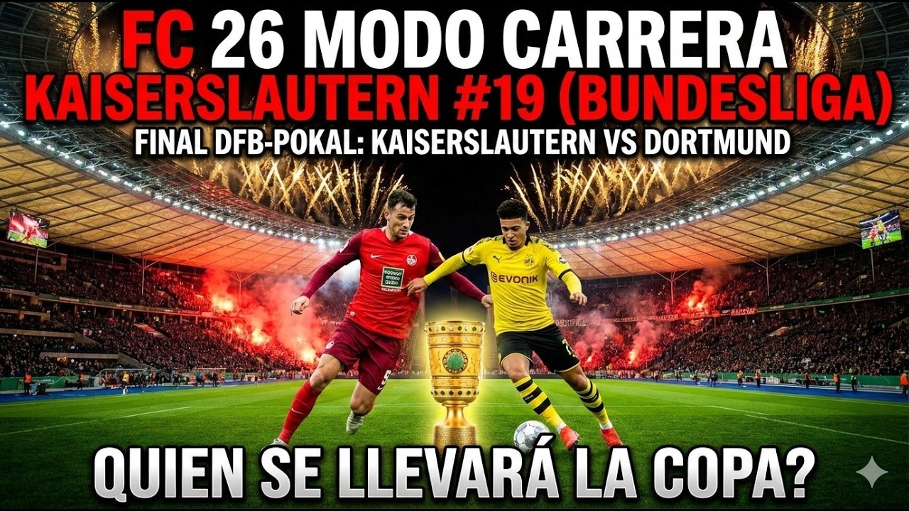 FC 26 MODO CARRERA | FC KAISERSLAUTERN #19 | Final DFB-Pokal y despedida de Benzema