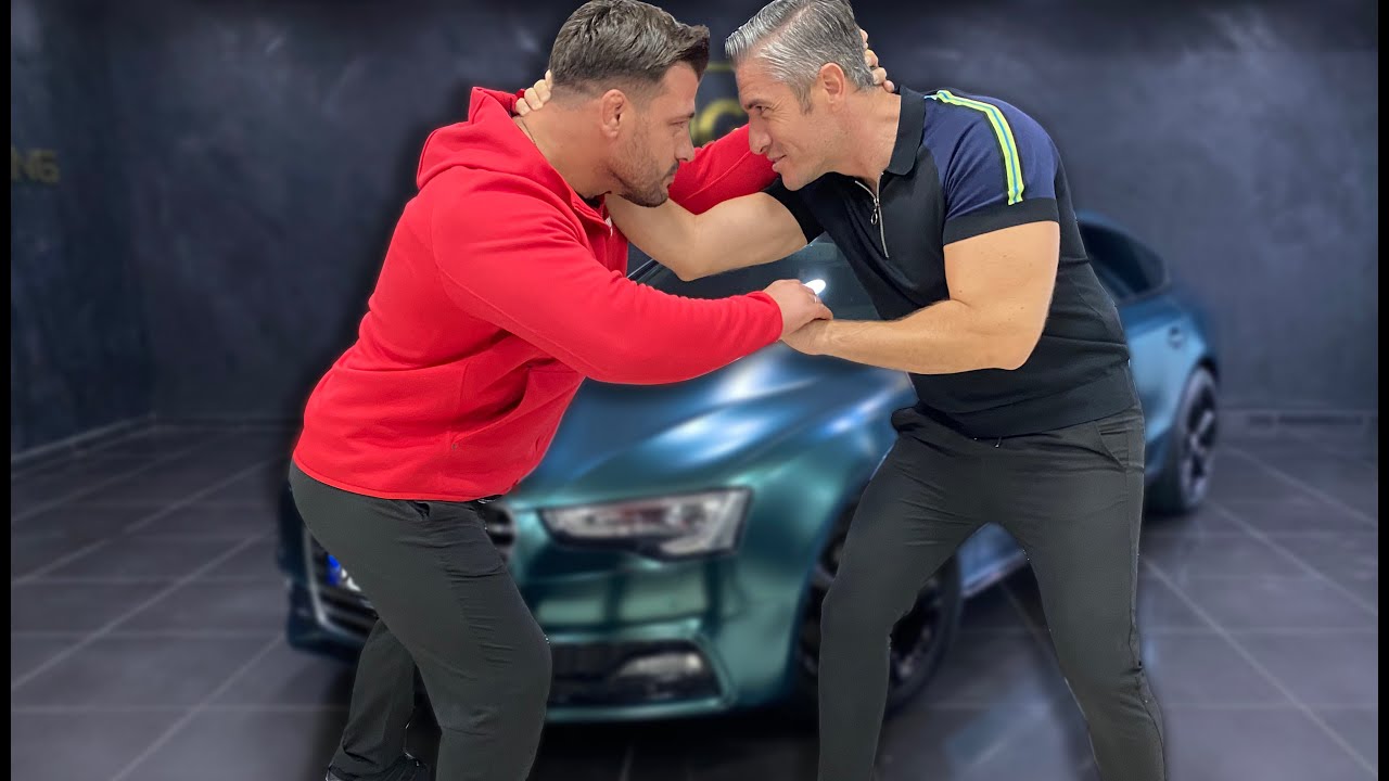 DÜNYA ŞAMPİYONU RIZA KAYAALP'İN ARABASINI KAPLADIK 🥇