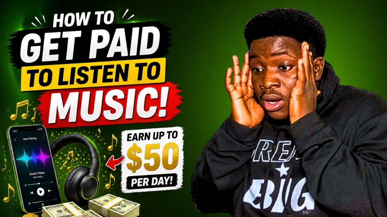 How To Get Paid To Listen To Music | Earn Up To $50 Per Day Doing This!