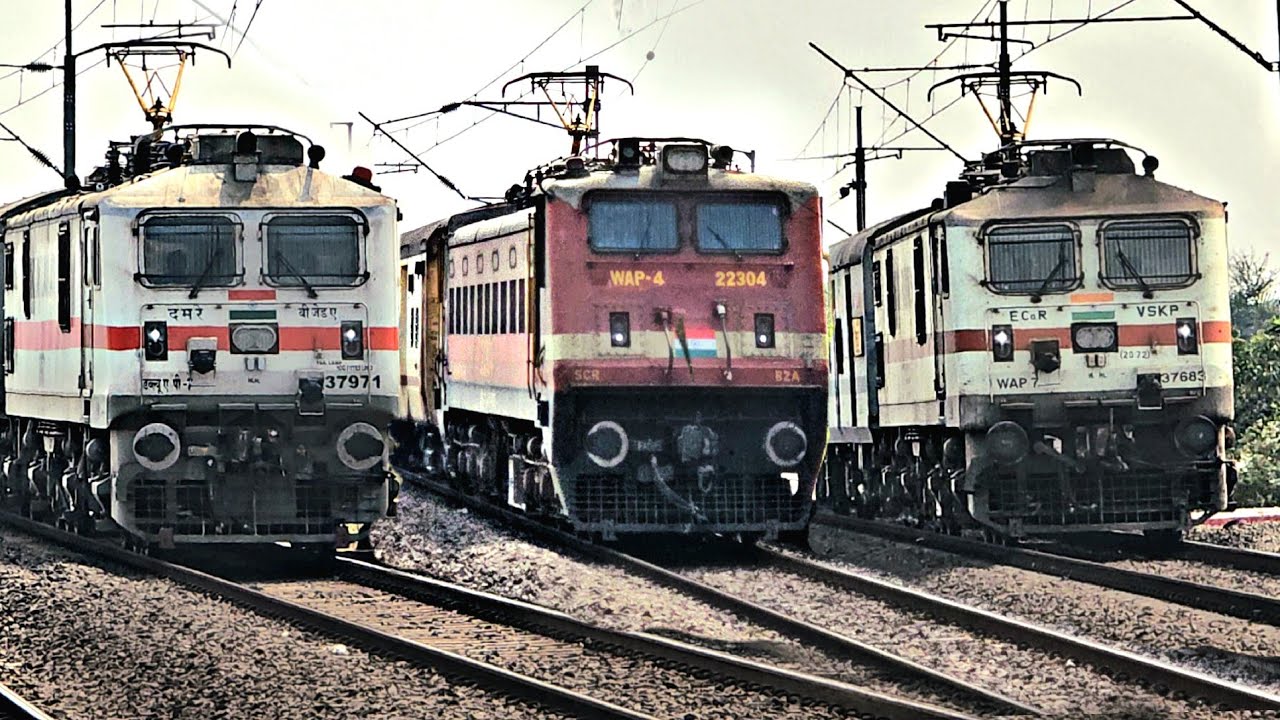 (Part-2) Railfanning At kolakaluru |super fast Express+Gurudev+Bhubaneswar+Freight +Local Trains| IR