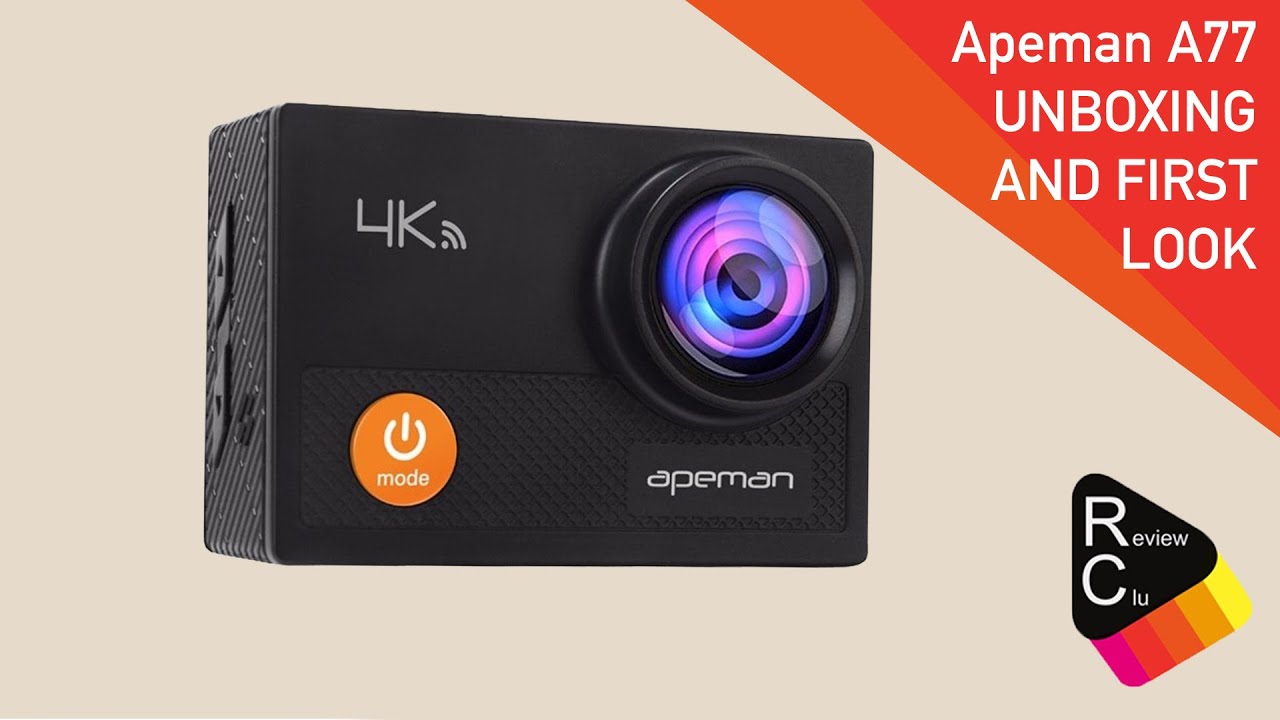 Apeman A77 Unboxing - Action Cameras on a budget