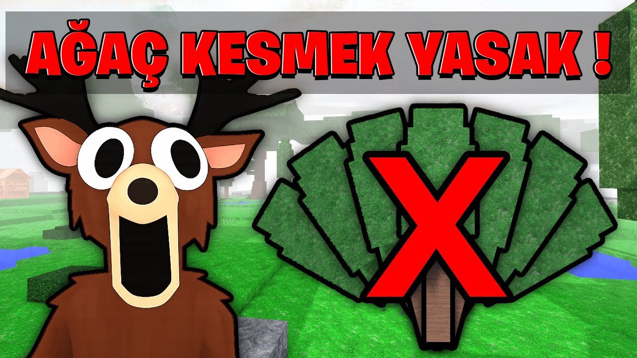 99 GECE Ormanda AĞAÇ KESMEDEN Hayatta Kalabilir miyim ? -Roblox