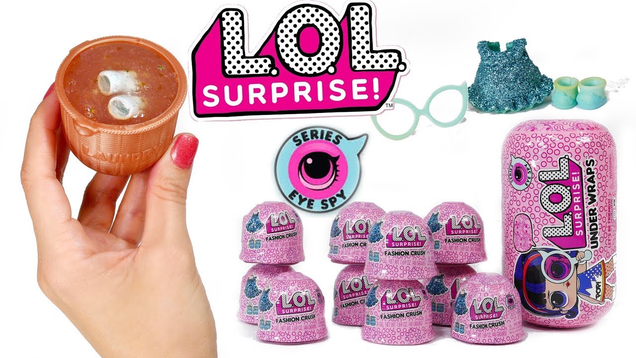 Abriendo Lol Surprise Fashion Crush + una muñeca Under Wraps de la Serie 4 Eye Spy Ojo Espia