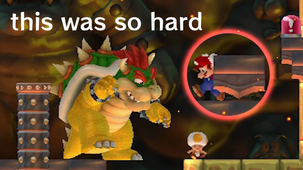 How we picked up Bowser in NSMBW