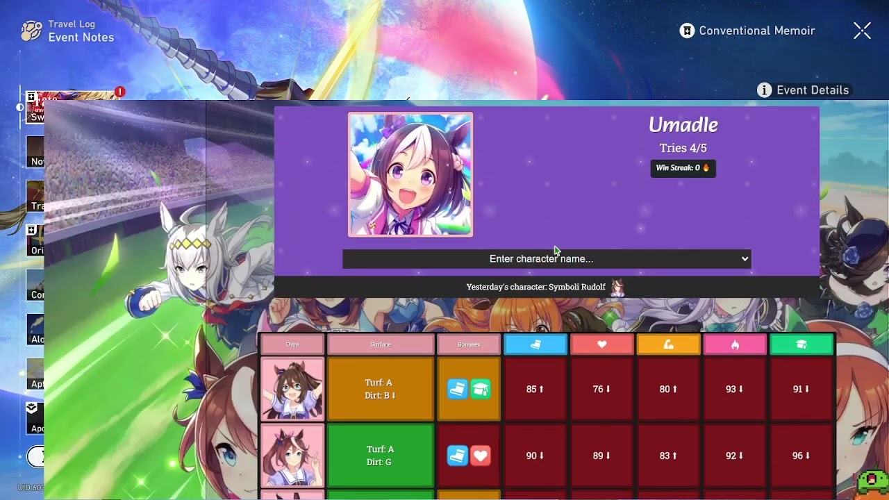 Honkai Star Rail VOD - saber GAMBA