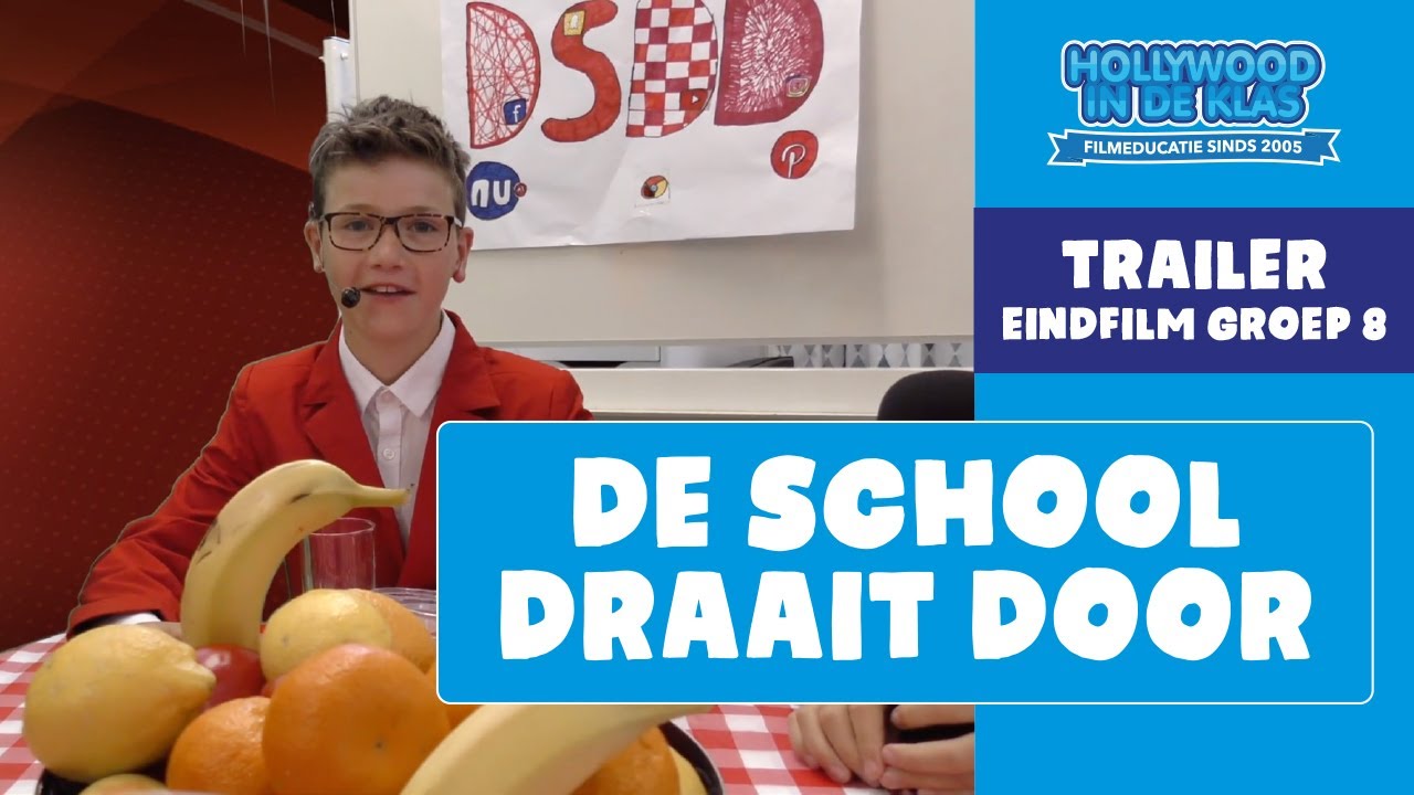 Eindfilm groep 8 - De School Draait Door (trailer) - Hollywood in de Klas
