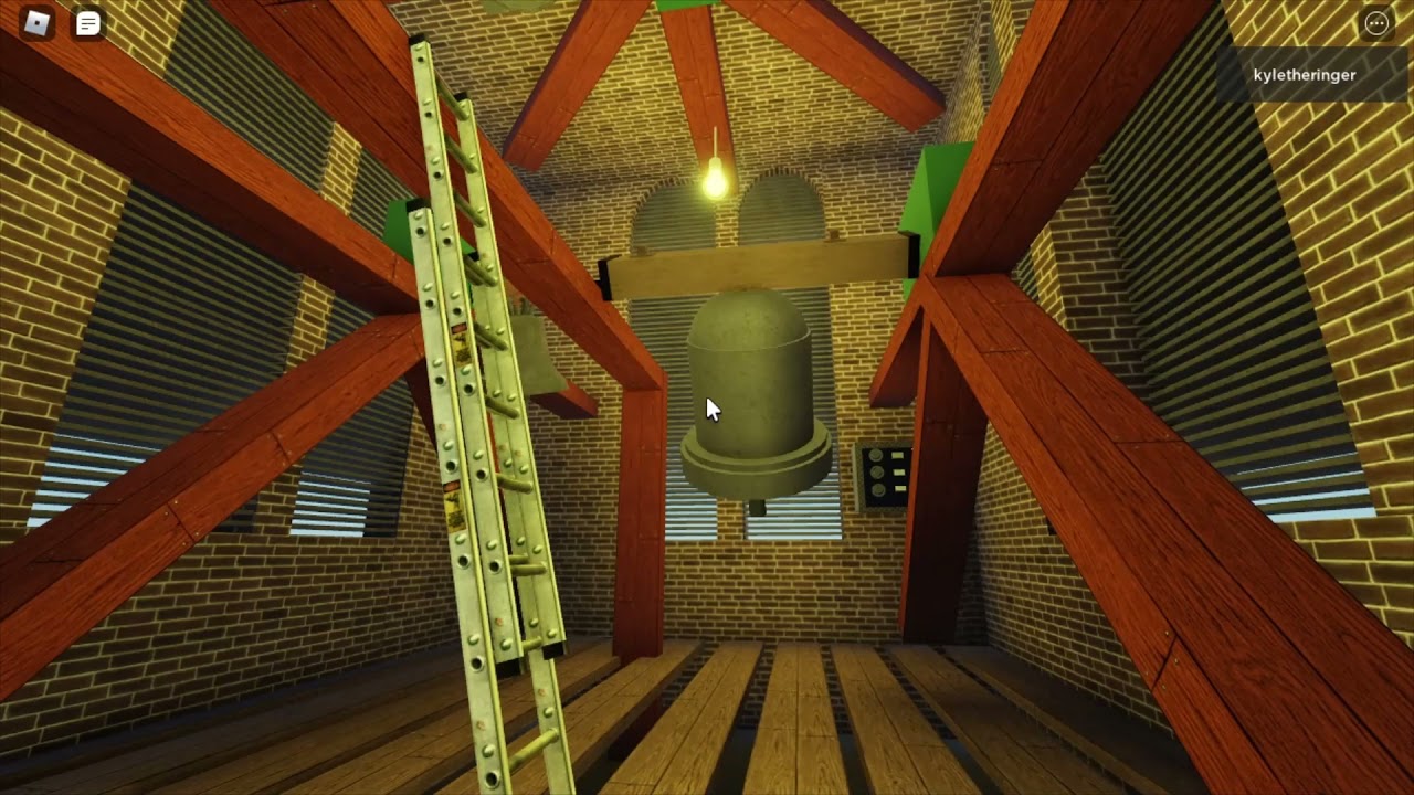 ringing 3 of the most amazing toned bells i have ever heard in ROBLOX
