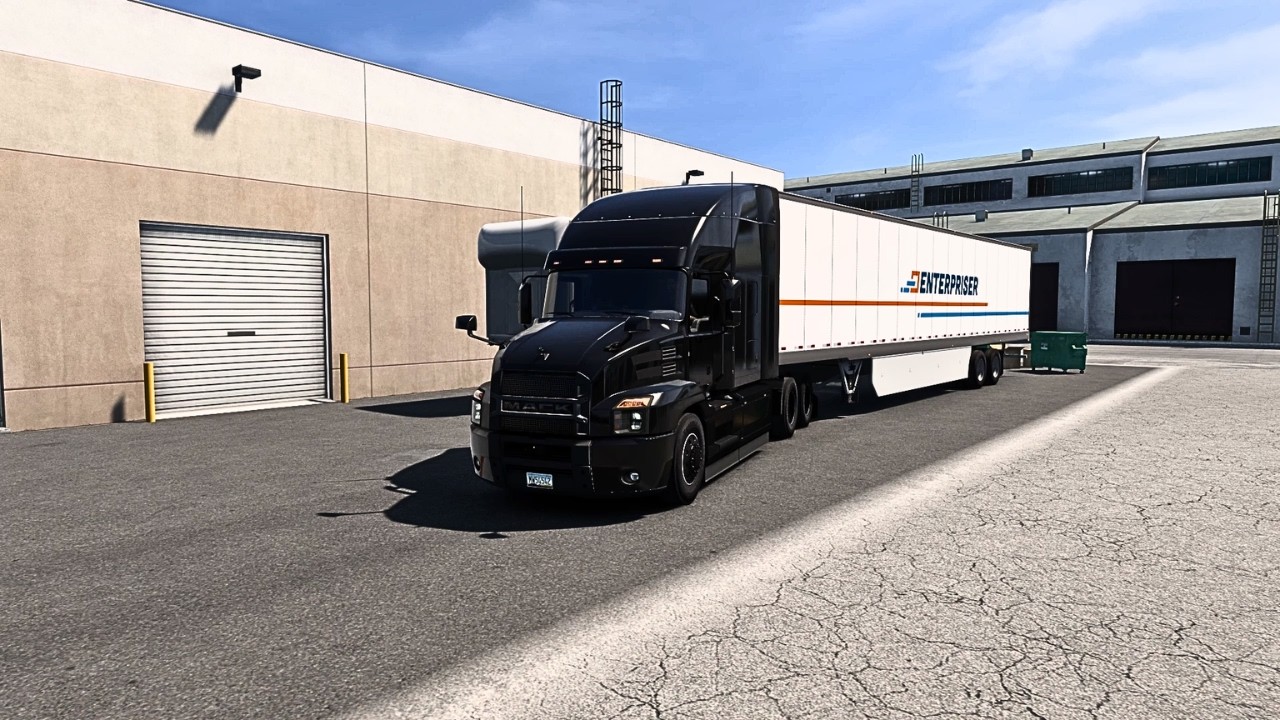 American Truck Simulator - Mack Anthem Gameplay from Utah to Nevada