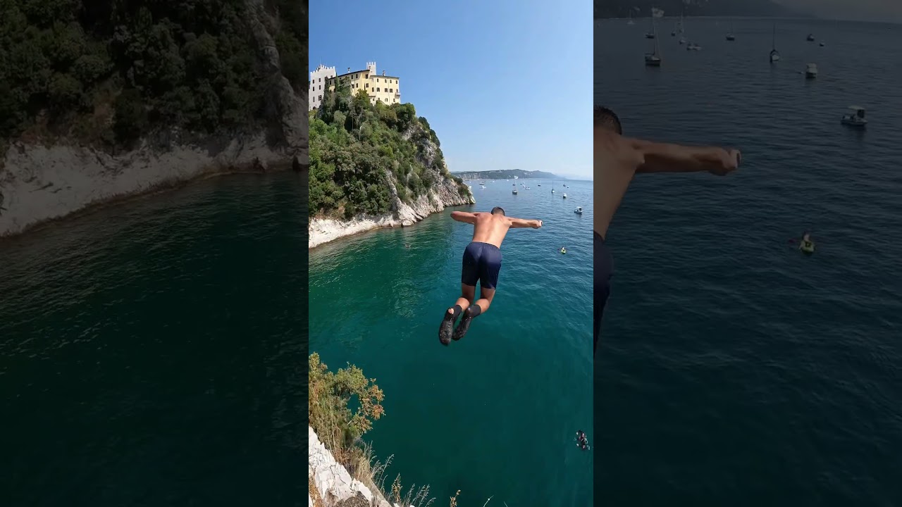 Head dive 11 meters