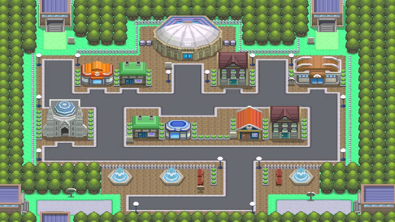 Pokemon D/P/Pt - Hearthome City (Night) Music EXTENDED