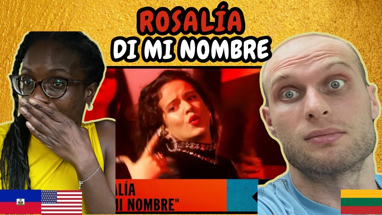 РЕАКЦИЯ НА ROSALÍA - Di Mi Nombre (Прямой эфир на MTV EMA) | ПЕРВОЕ СЛУШАНИЕ