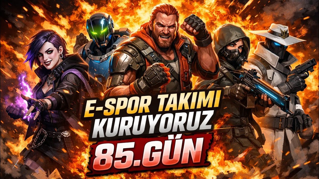 E-SPOR TAKIMI KURUYORUZ 85.GÜN
