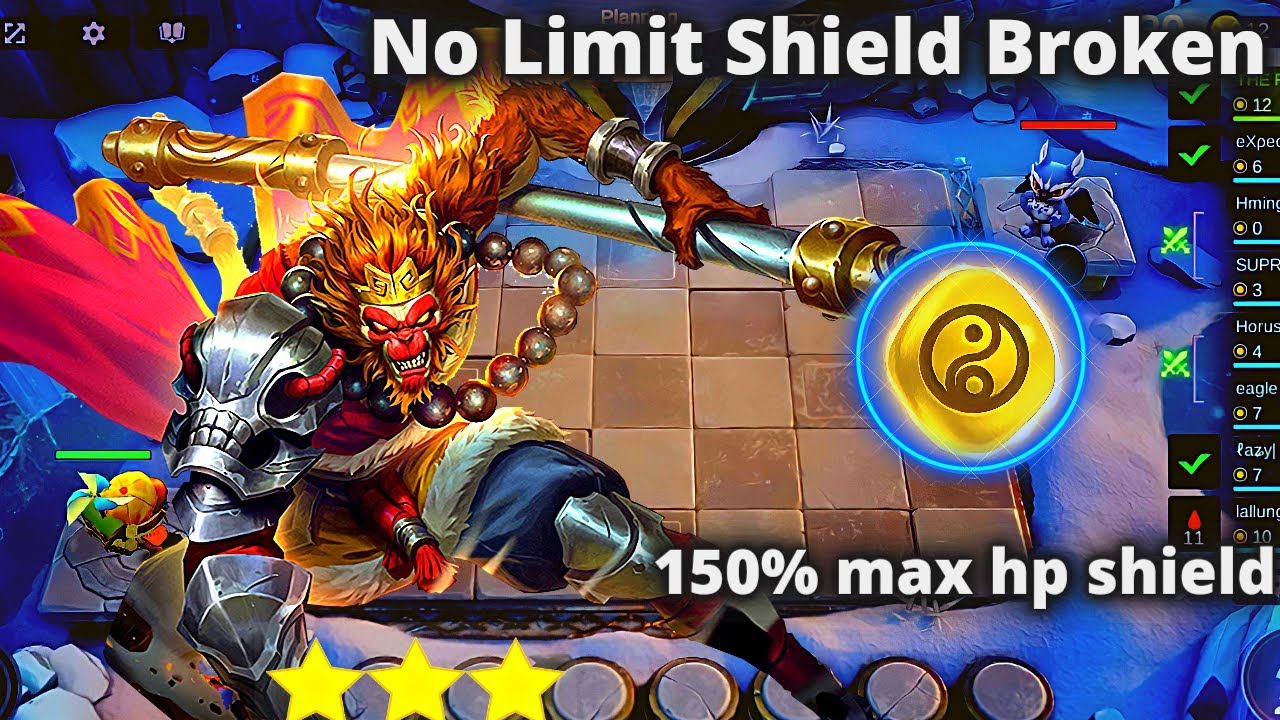 NO ONE CAN COMPETE WITH THIS MUCH SHEILD WITH 3 STAR SUN | MAGIC CHESS BEST SYNERGY COMBO TERKUAT