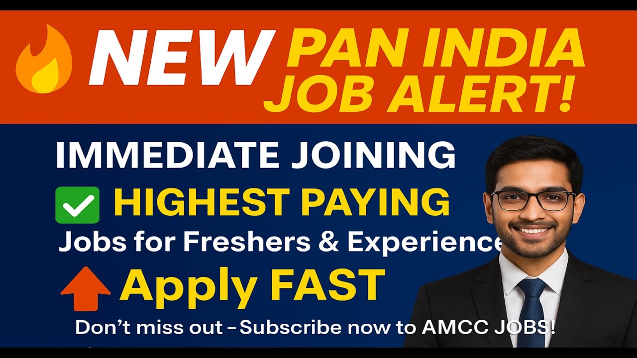 🔥 PAN INDIA JOBS 2025 | Highest Paying | Direct Company Hiring | Freshers & Exp. | Apply NOW!