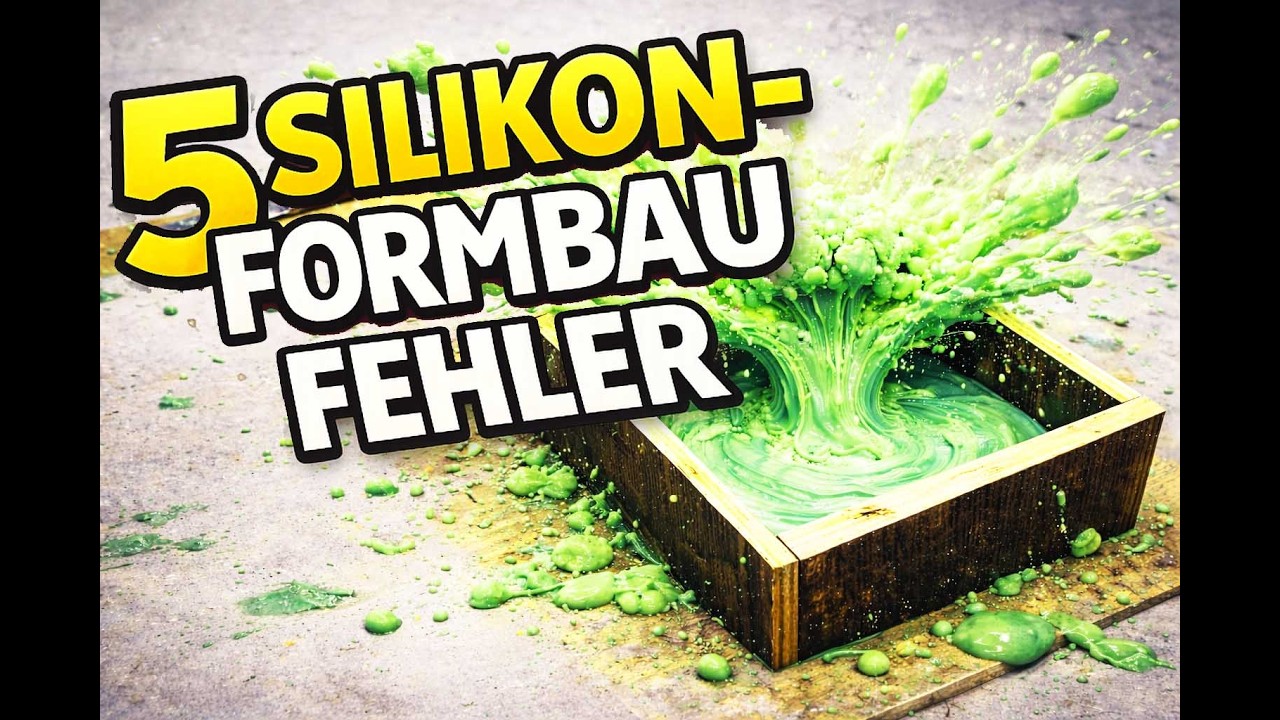 5 typische Fehler im Silikon-Formbau (und wie du sie vermeidest)