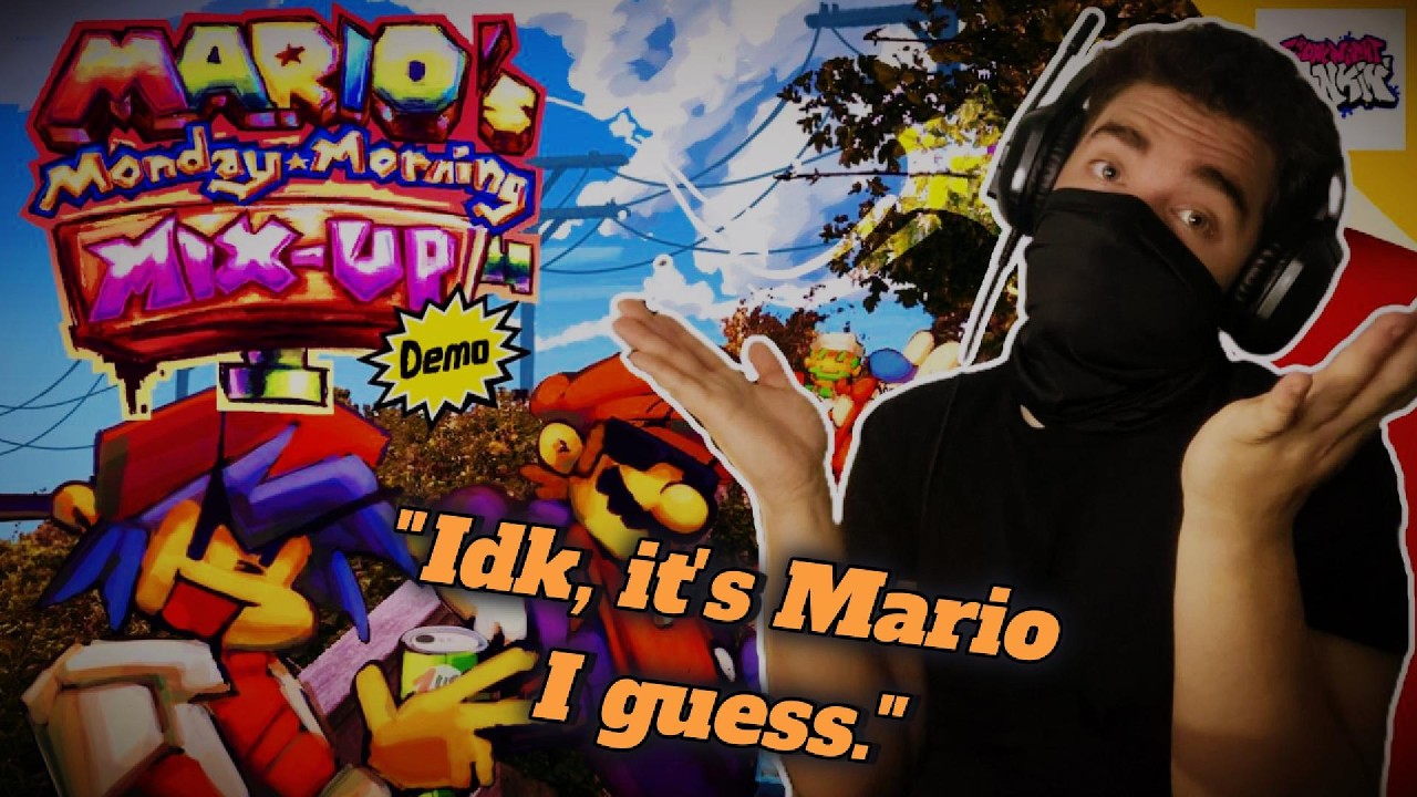 Hold On, A Brand New Mario FNF Mod!? (Mario's Monday Morning Mix-Up DEMO)