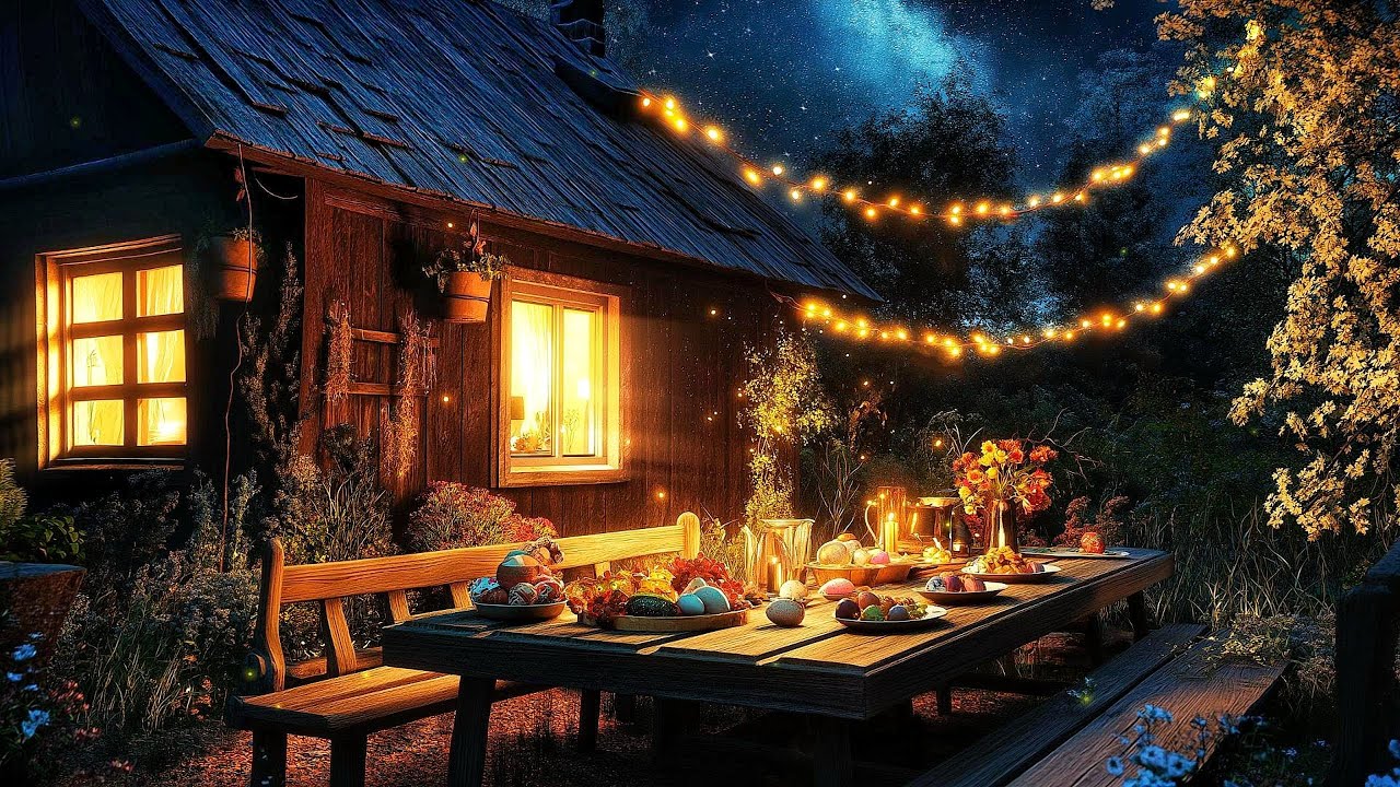 Starlit Garden Feast ✨ [LOFI Beats for Calm Evenings]
