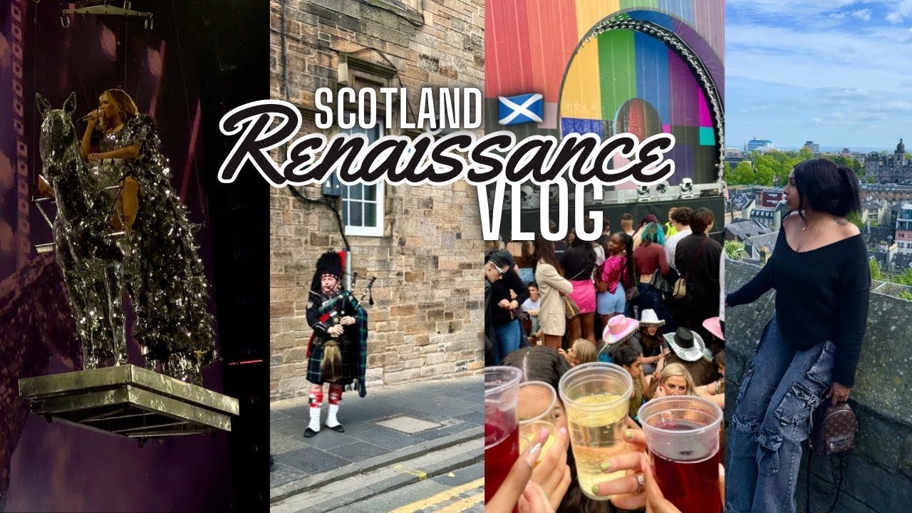 I FLEW FROM ATLANTA TO SCOTLAND (FOR 48 HOURS) TO SEE BEYONCÉ 🪩 • TRAVEL VLOG
