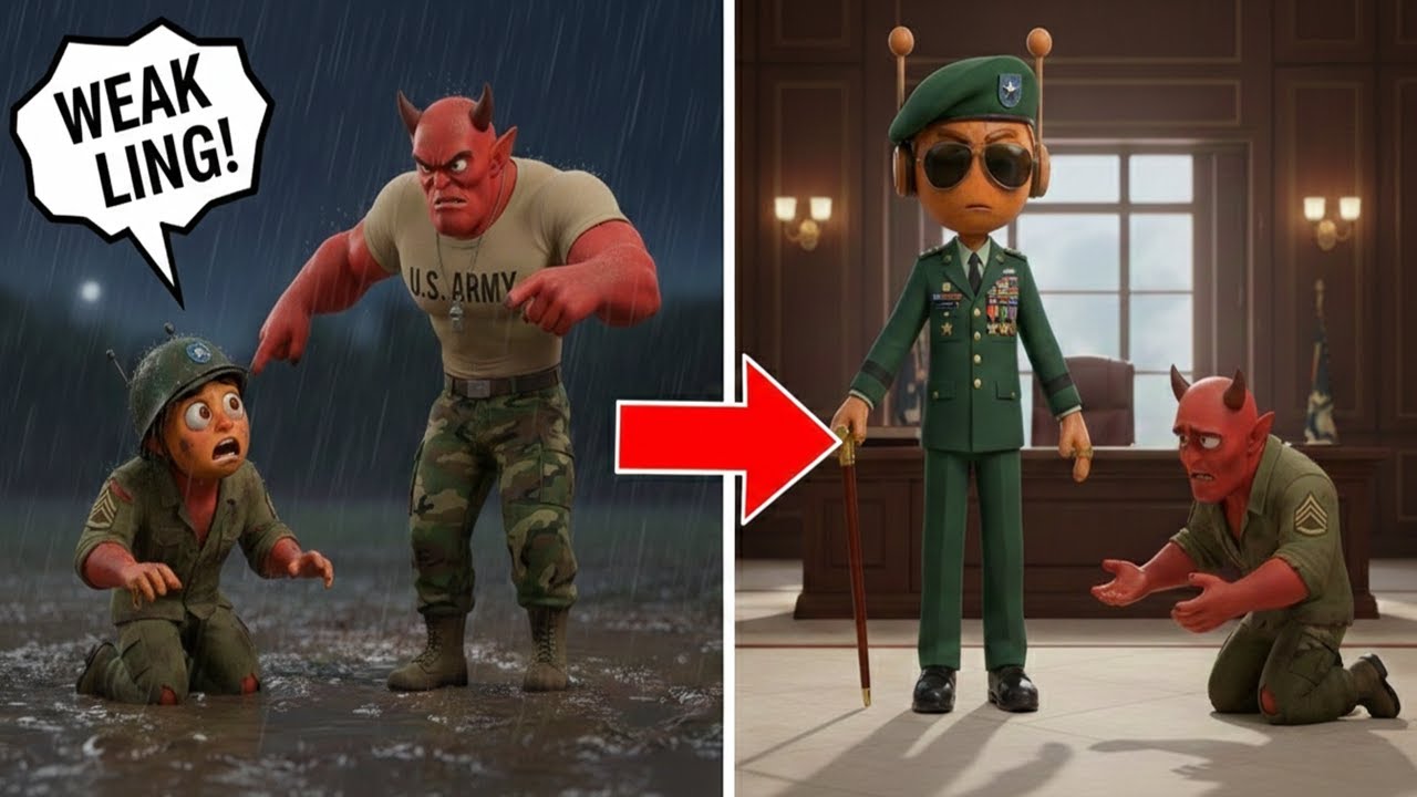 Weak Recruit Oren Returns as a 4-Star General to Strip Corrupt Sergeant Raddy of His Rank #sprunki
