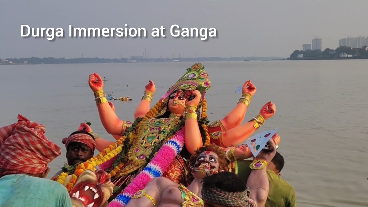 Durga Puja Immersion at Ganga