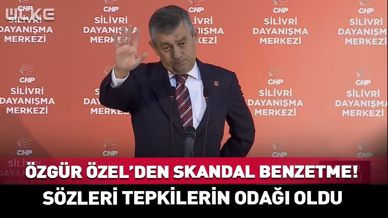 Özgür Özel'den Skandal Benzetme! Tepkiler Çığ Gibi... #haber