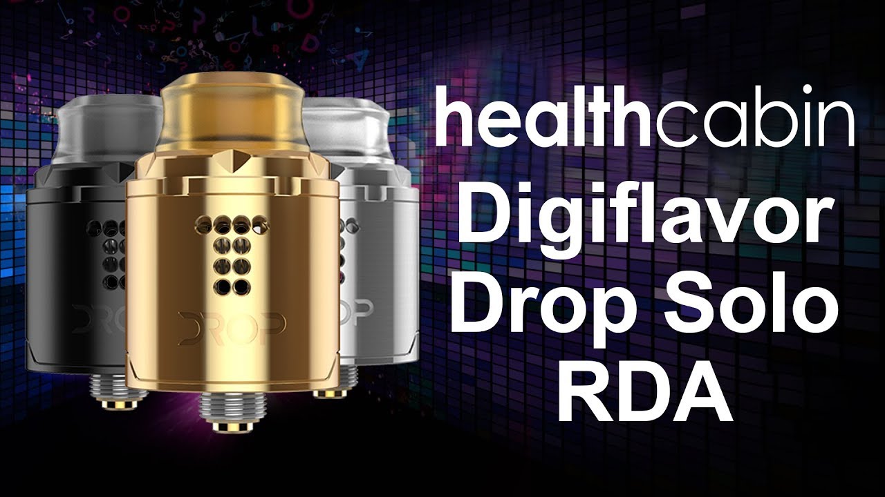 Digiflavor Drop Solo RDA Revieww with Venvii BABY NESS 80W/120W Mod