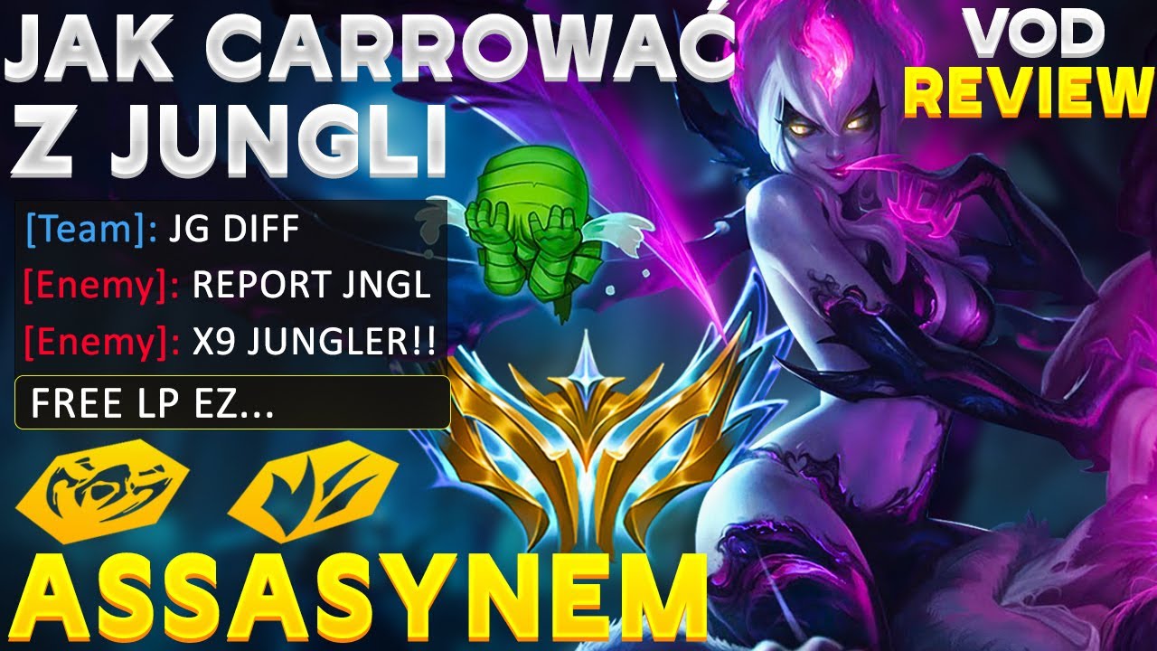 Challenger OTP Evelynn coaching carry w sezonie 14- VOD Review JGL