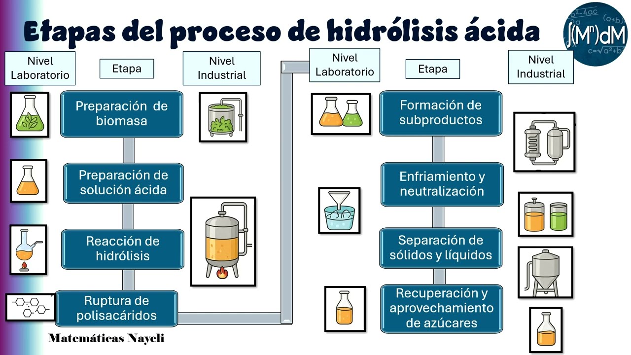 Hidrólisis ácida: Agrosistema de la caña de azúcar