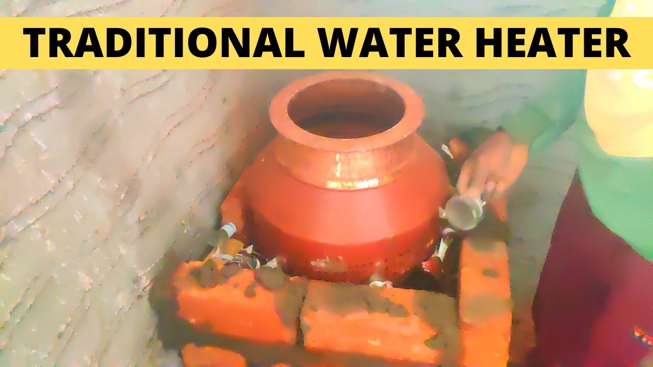 Traditional wood fired Water Heater construction method | Kadhai construction-Creative Homes