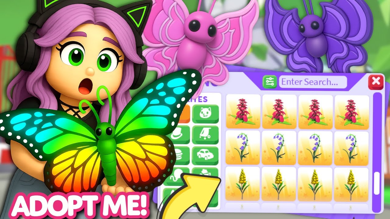 APRO 50 ESCHE delle FARFALLE per avere TUTTI i NUOVI PET LEGGENDARI di Adopt Me Roblox 🦋