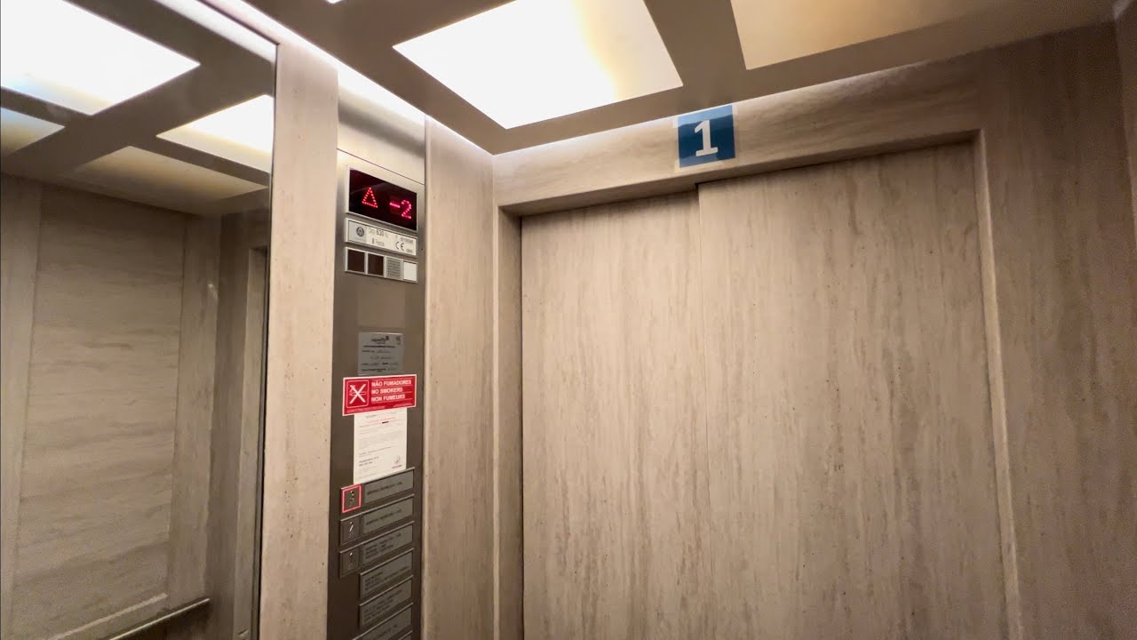 2004 ThyssenKrupp Traction Elevators @ Grande Real Santa Eulalia Resort Hotel, Albufeira, Portugal.
