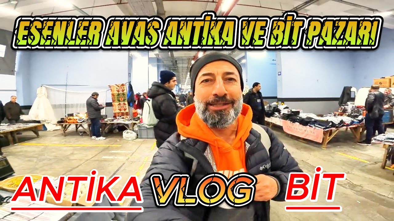 İSTANBUL ESENLER AVAS ANTİKA VE BİT PAZARI  en Uygun şeyler burda.#vlog #bitpazarı #antikapazarı