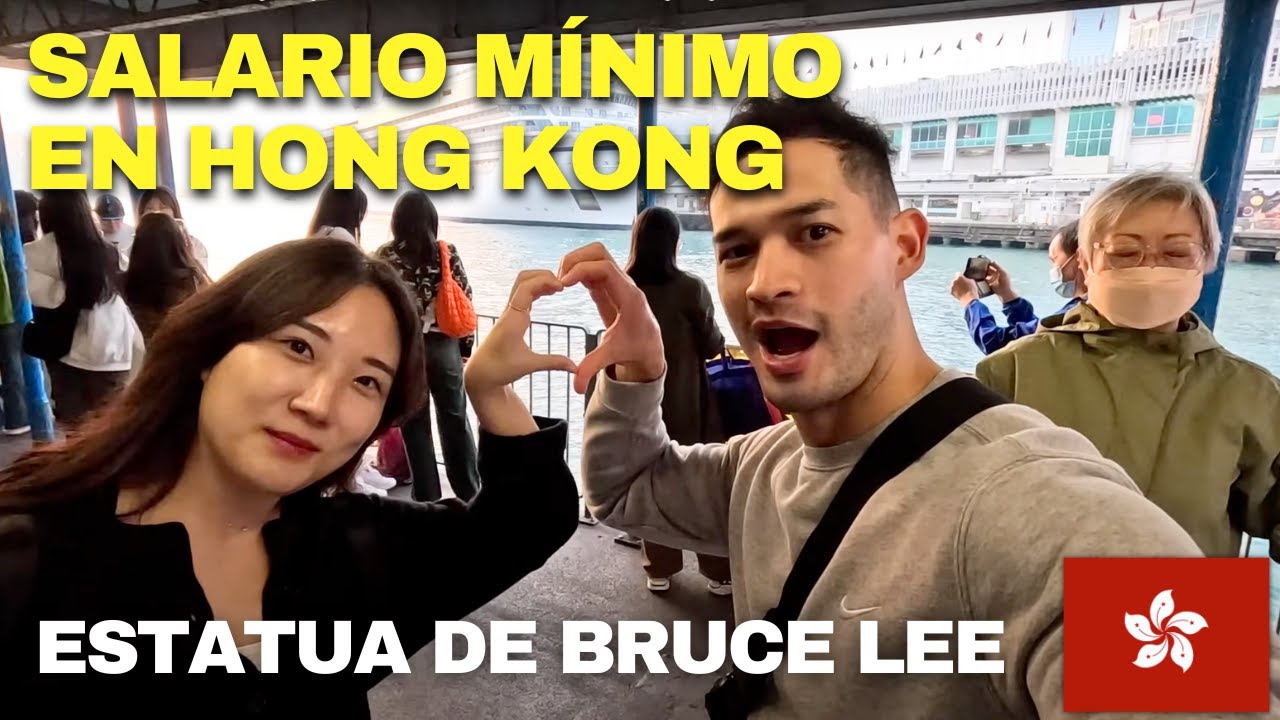 Cuanto es el Salario Minimo en Hong Kong | Conocí la Estatua de Bruce Lee #hongkong #travel HK3