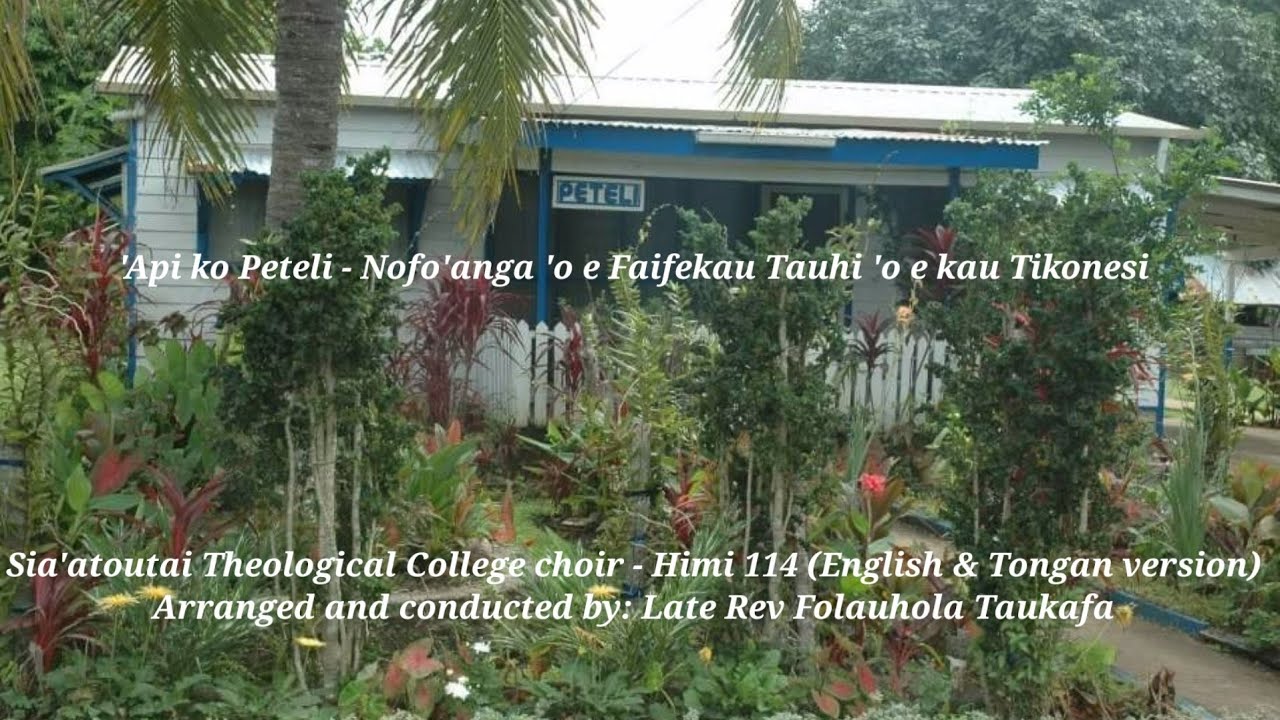 Sia'atoutai Theological College choir - Himi 114