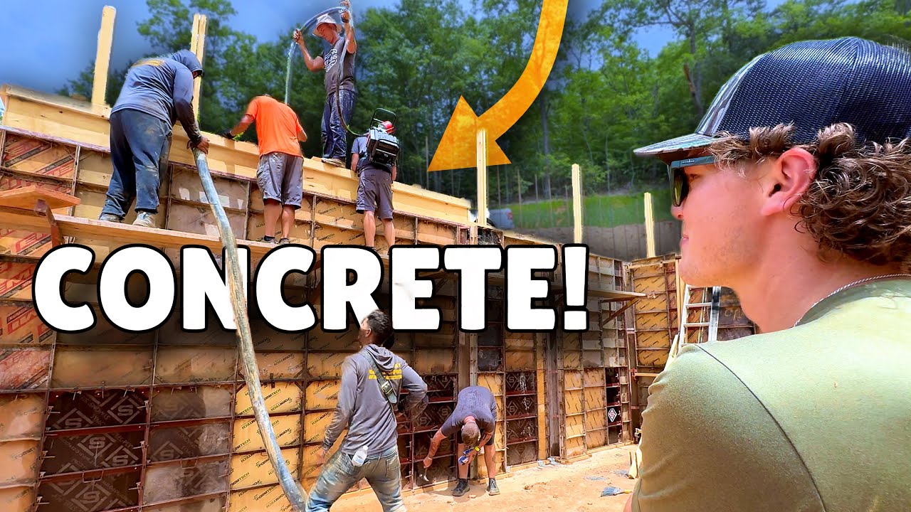 Строительство современного дома МЕГА-размера, часть 12