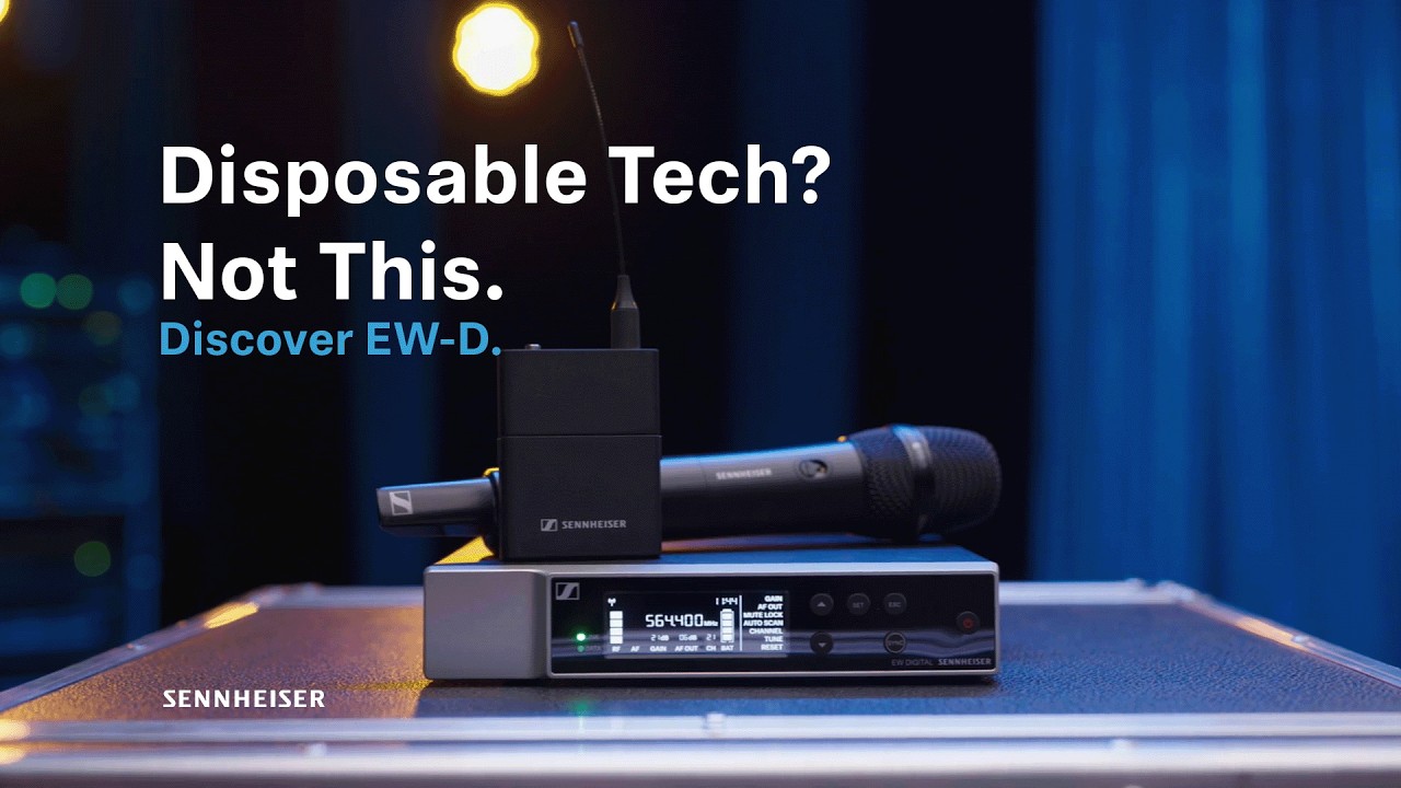 Why EW-D Is a Smart Long-Term Wireless Investment | Sennheiser