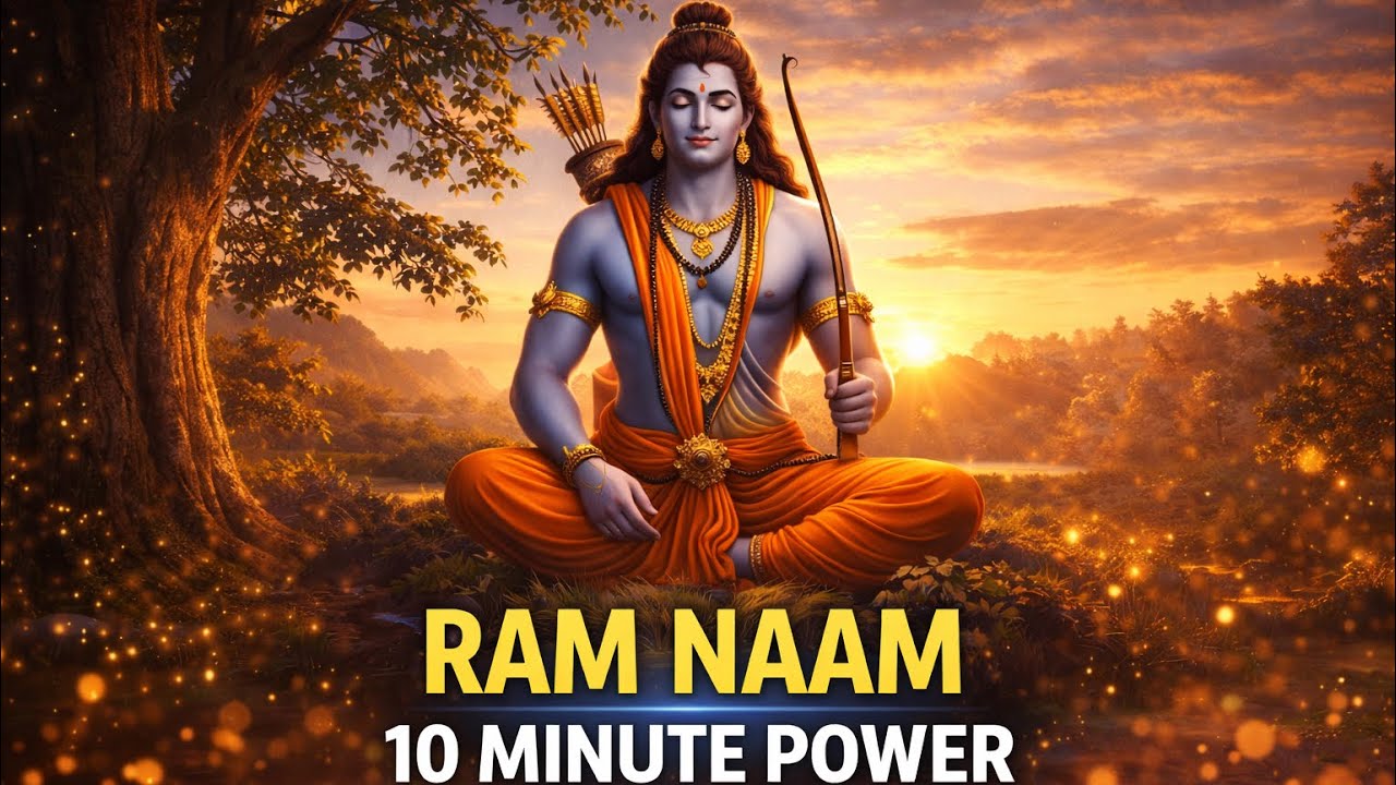 10 Minute Ram Mantra Chanting | Remove Negative Energy & Stress | Blessed By Code