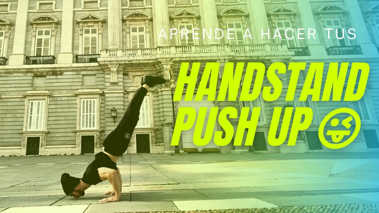 🔥CÓMO lograr las FLEXIONES EN PINO 😍(HANDSTAND PUSH UPS)... apréndelo FÁCIL 🌚