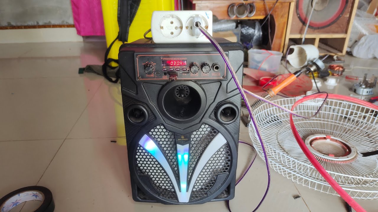 Bypass Pengecasan Speaker Aktif 