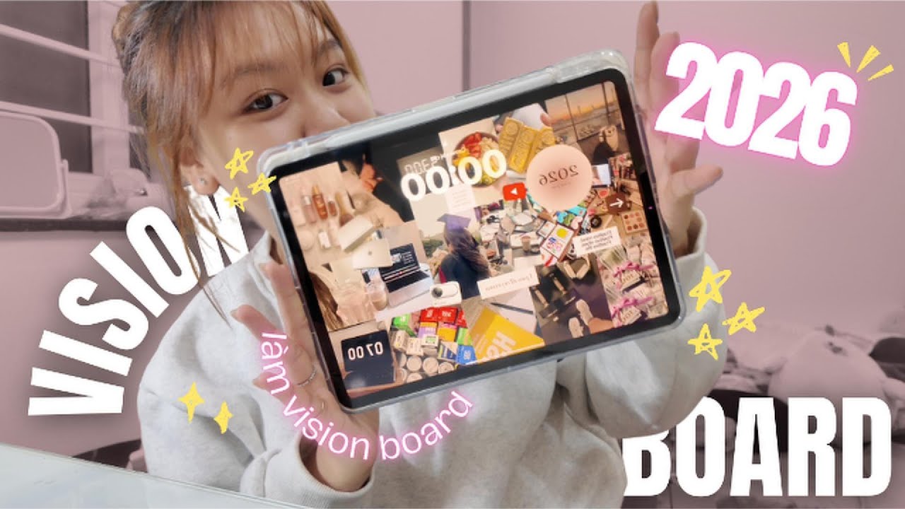 VLOG #2 | Làm vision board cho 2026 & lý do quay lại youtube 𖦹