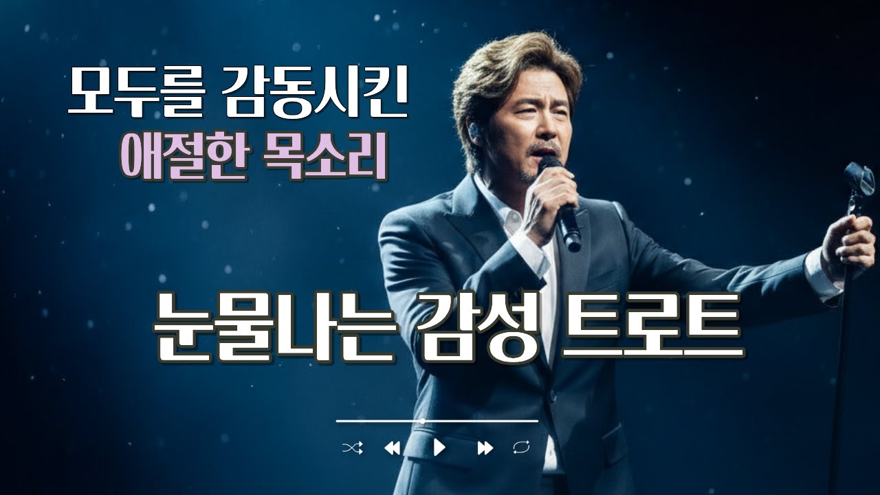 🎵중년이 들으면 눈물나는 인생 트로트 | 그래도, 인생이더라 | 50대 허스키 감성