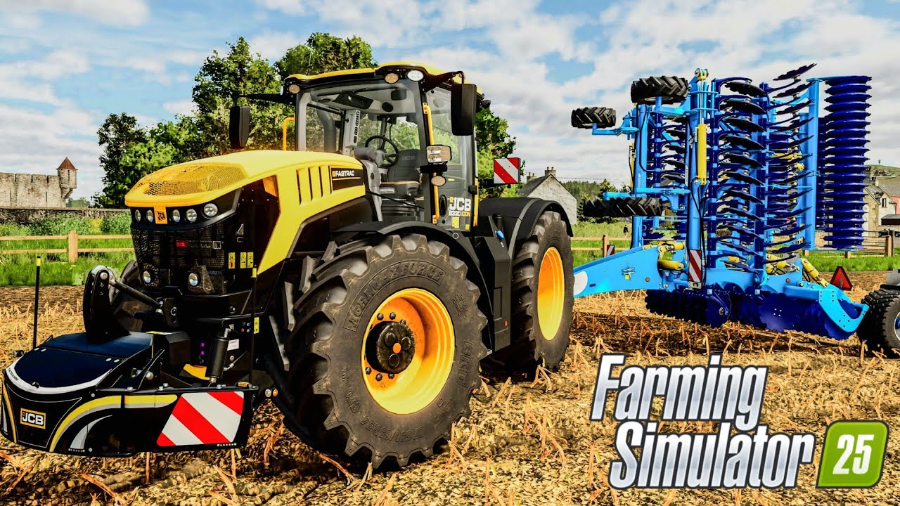 New JCB Fastrac 8330 ICON Series in action - cultivating | Realistic Gameplay | Farming Simulator 25