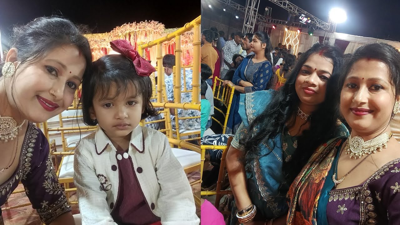 🧑‍🦽टूटे हुए पैर के साथ चली देवर का रिसेप्शन पार्टी में।।
