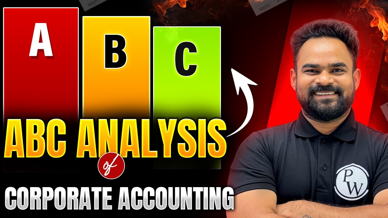 ABC Analysis of Corporate Accounting 🔥 | Most Important Topics | CS Executive June / Dec 2026