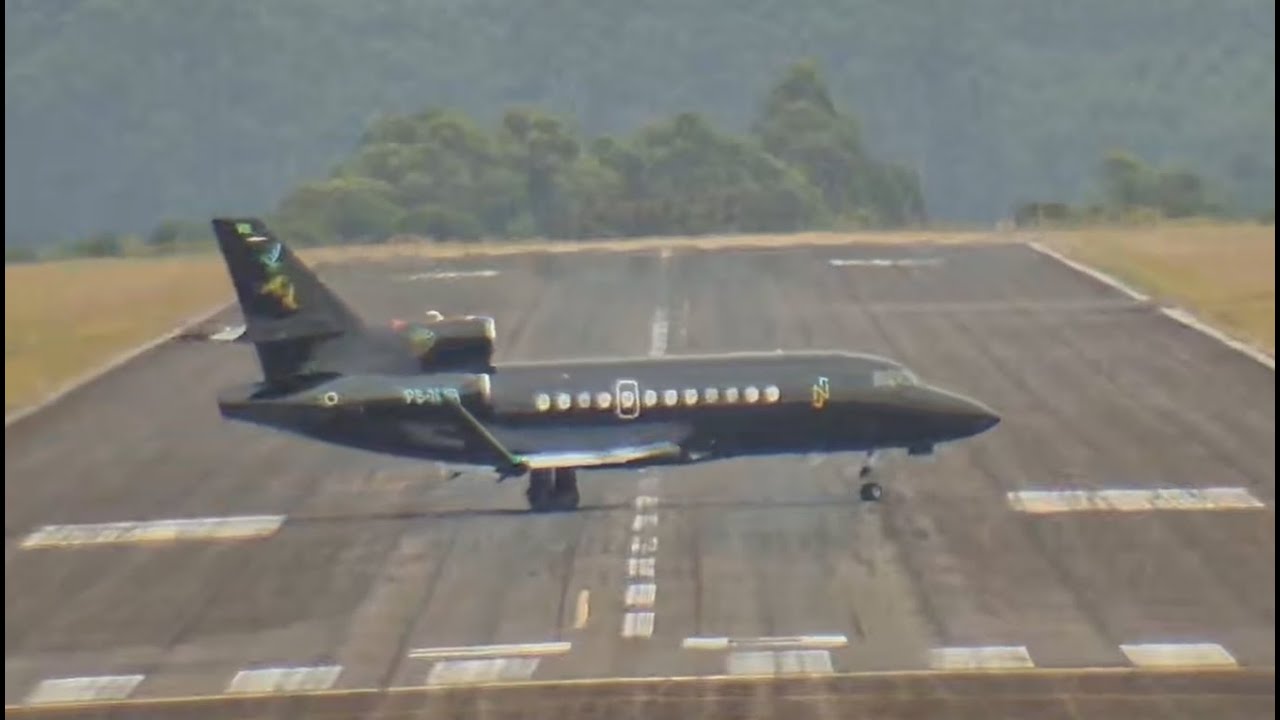 Pouso do avi&atilde;o PS-NJR (Neymar Jr.) | Chapec&oacute; 28/01/2026 ✈️