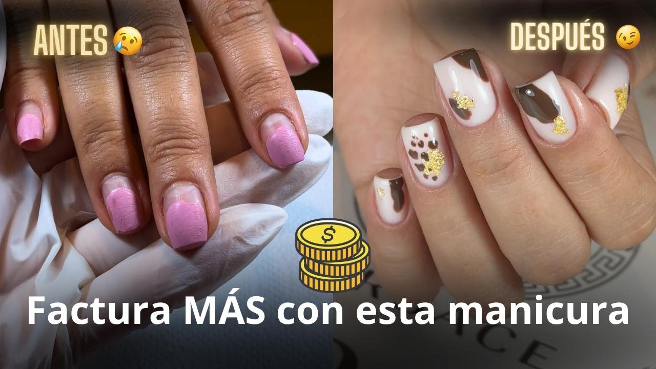FACTURA como manicurista | Paso a paso decoración elegante