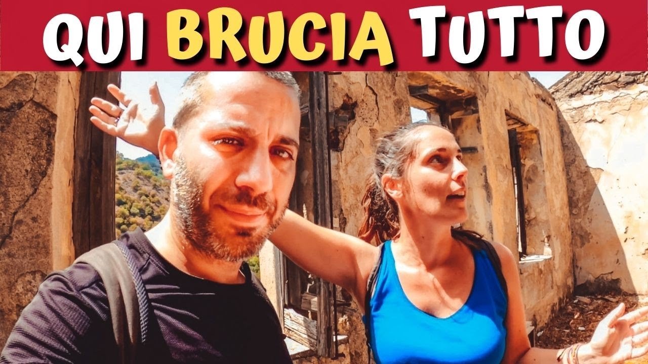 MAI VISTO NIENTE DI SIMILE 🌎 Tra i paesi abbandonati dell'Aspromonte in fiamme || Vlog Calabria