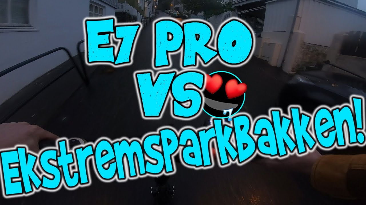 E-wheels E7 PRO vs Ekstremsparkbakken🤯#48